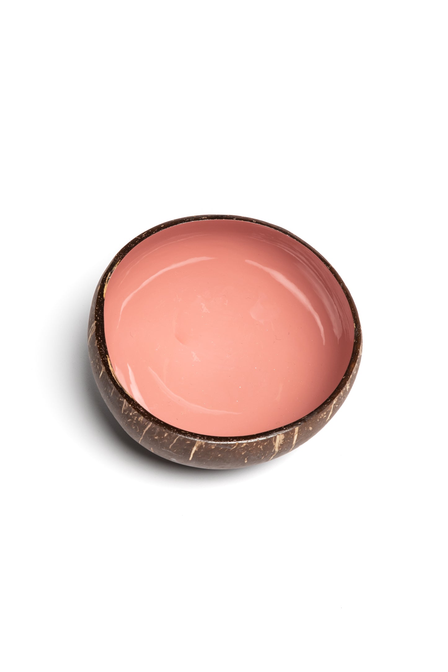 pastel roze oranje kokosnootpotje