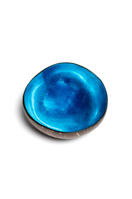 blauwe kokosnootpotje